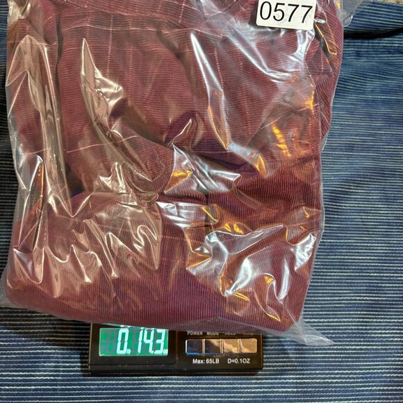 George Men’s 2XL Button-Front Shirt Maroon Plaid Casual Cottagecore Y2K - Picture 5 of 5